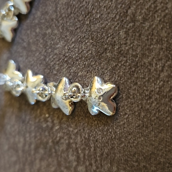 3/$30 LIZ CLAIBORNE Pink Floral Dangle Post Earrings - Picture 4 of 6